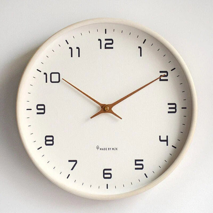 Scandinavian Minimalist Wooden Wall Clock - Lexians