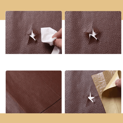 Self - Adhesive Leather Sofa Repair Patch - Cuttable & Durable - Lexians