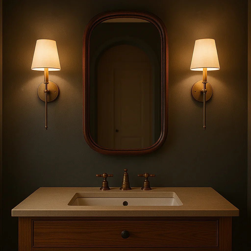 Set of 2 Wireless Fabric Wall Lights - Adjustable & Portable - Lexians