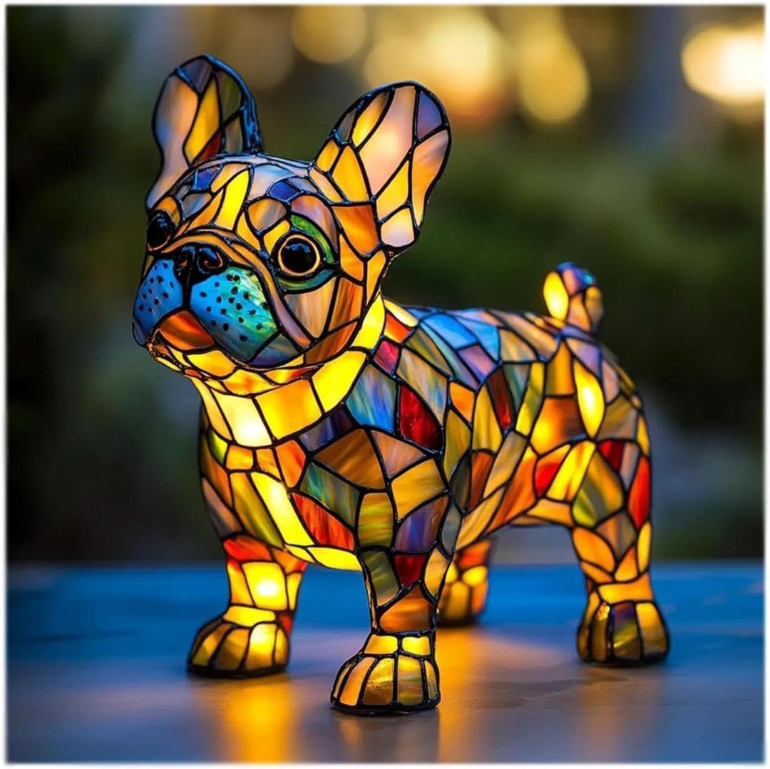 Shimmering LED cat desktop lamp, a unique and functional pet lover gift.