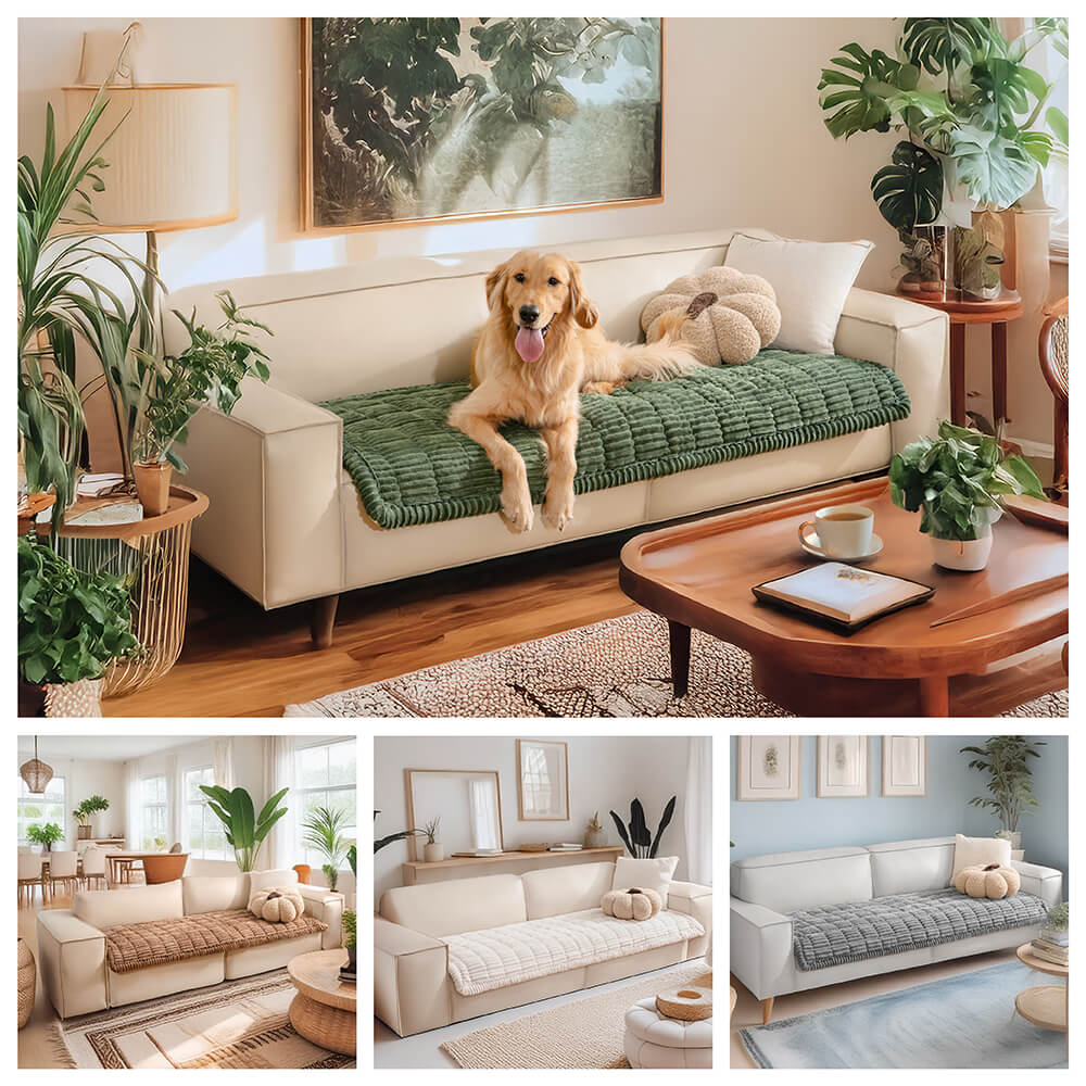 Soft Flannel Non - slip Pet Couch Cover for All Furniture Sizes - Lexians