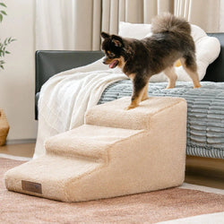 Soft Foam Dog Ramp Stairs - Comfortable Bed & Couch Access - Lexians