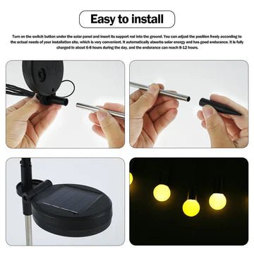 Solar Firefly Outdoor Garden LED Lights - Lexians