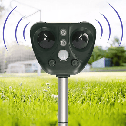 Solar Powered Ultrasonic Bird Repeller for Outdoor Use - Lexians