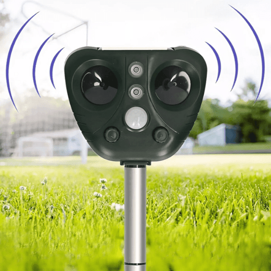Solar Powered Ultrasonic Bird Repeller for Outdoor Use - Lexians