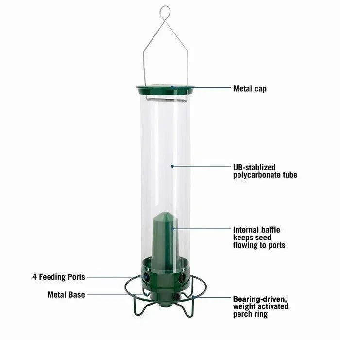 Squirrel Proof Bird Feeder with Anti - Squirrel Design - Lexians