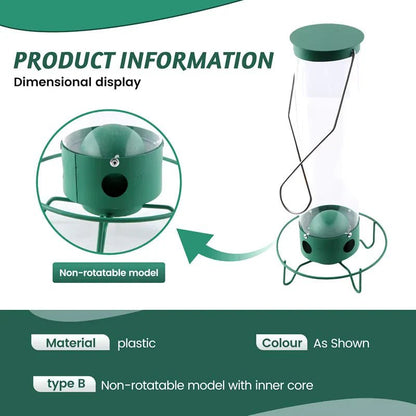 Squirrel - Proof Metal Bird Feeder with Rotating Perch - Lexians