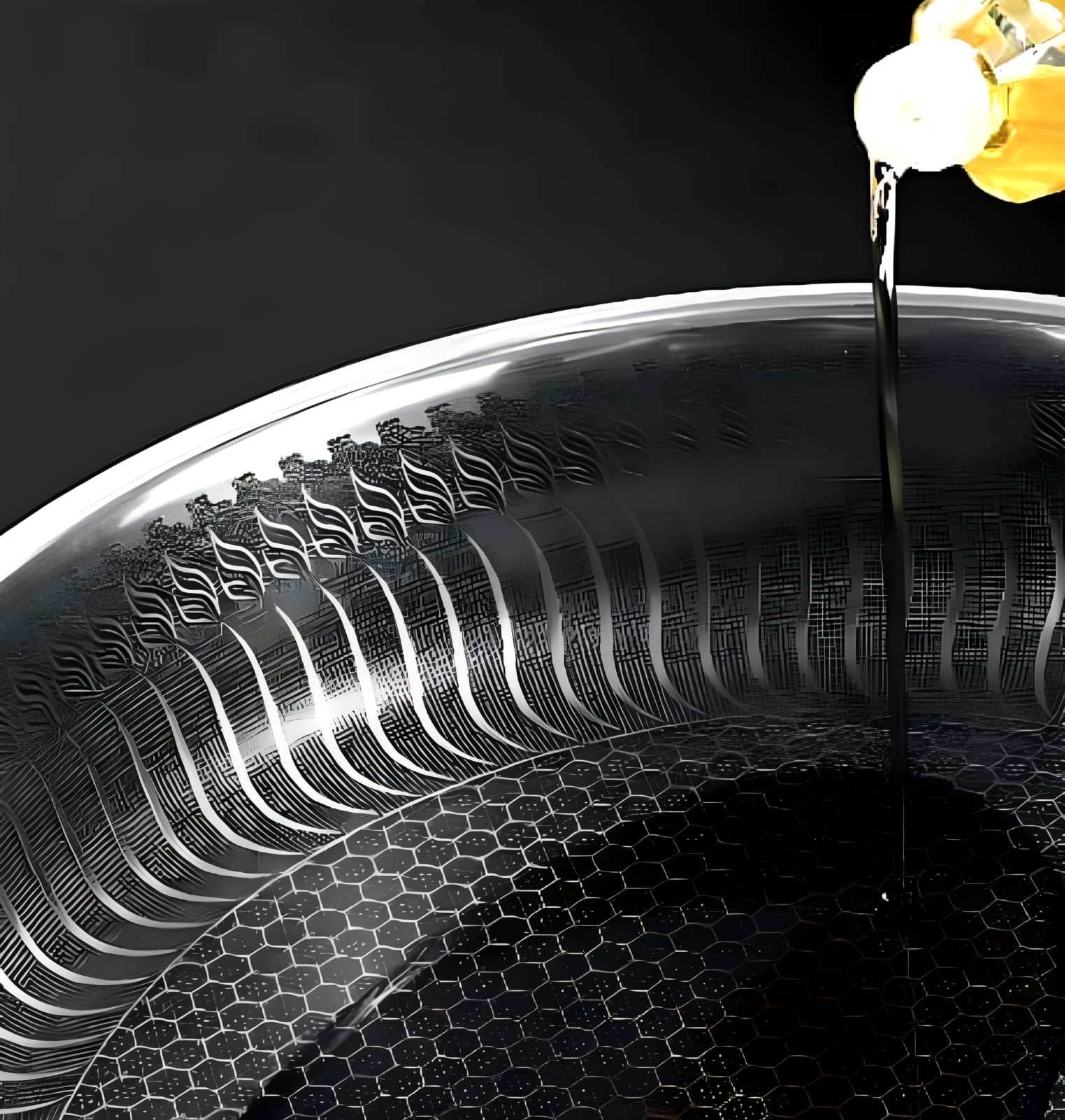 Stainless Steel Honeycomb Non - Stick Wok - Stir - Fry Cookware - Lexians