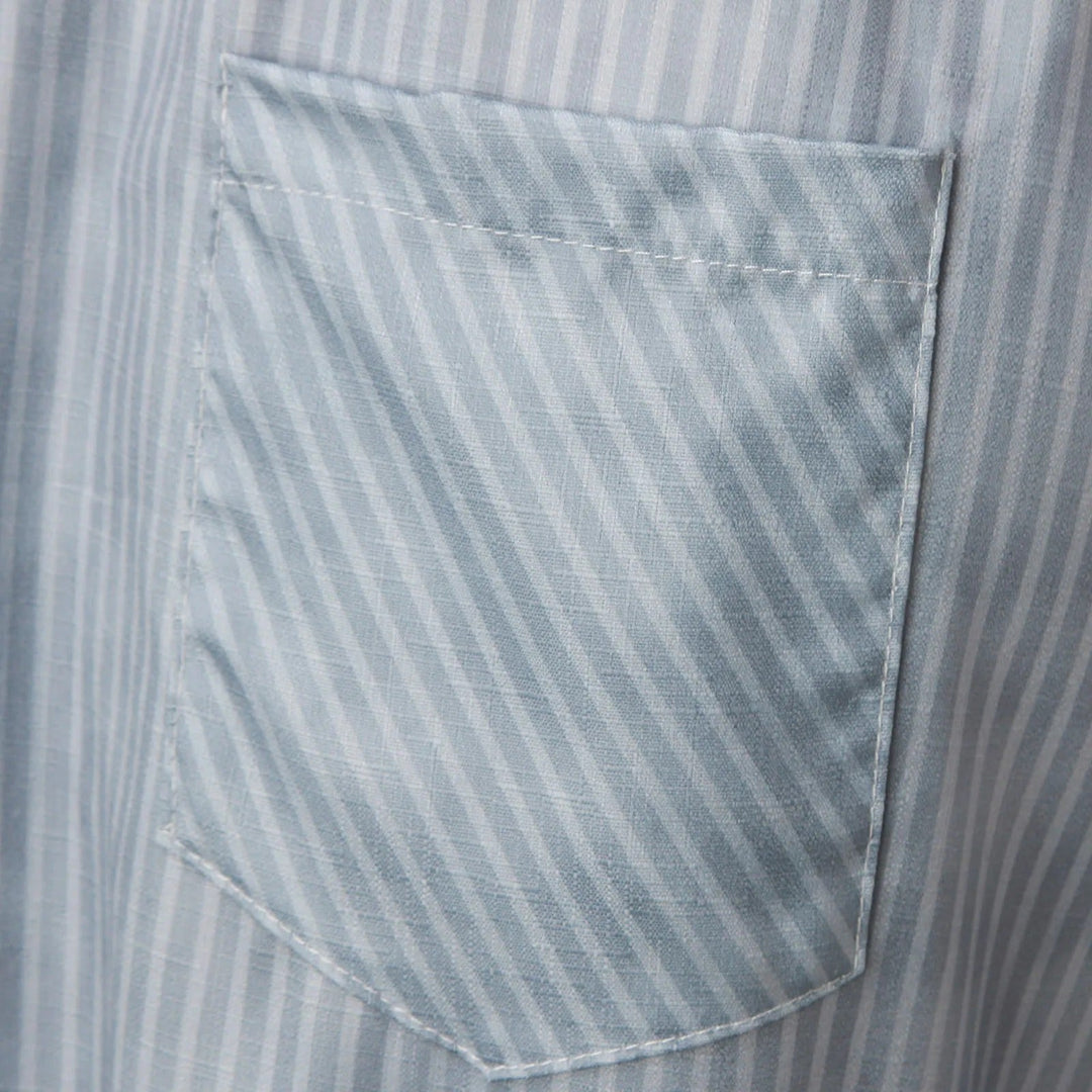 Versatile striped high-waist women's trousers with decorative buttons, perfect for chic casual & office outfits.