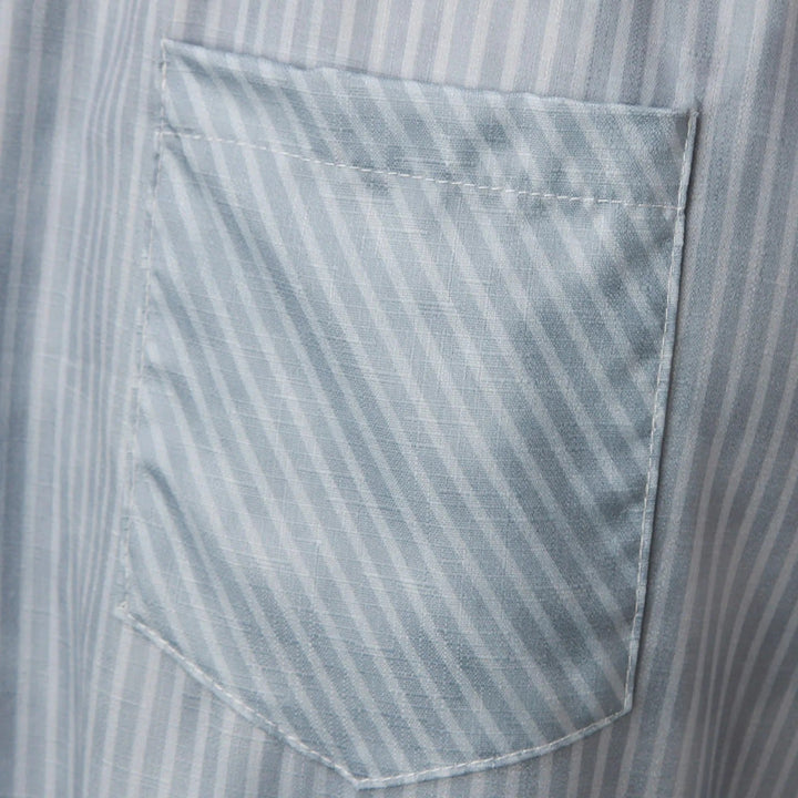 Versatile striped high-waist women's trousers with decorative buttons, perfect for chic casual & office outfits.