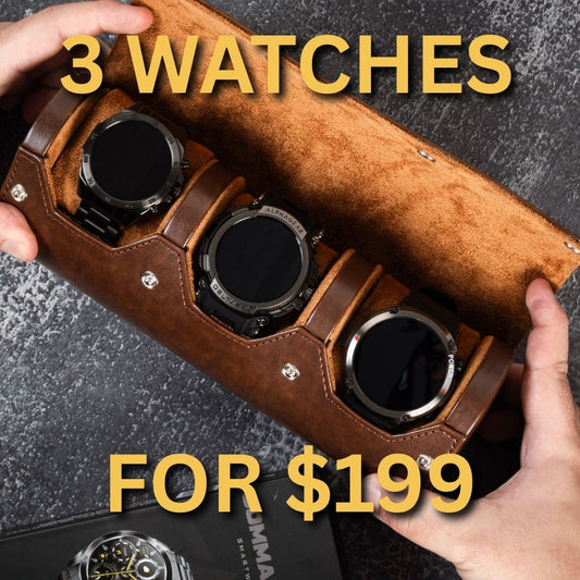 Stylish Men's Watch Bundle - 3 for $199 - Lexians
