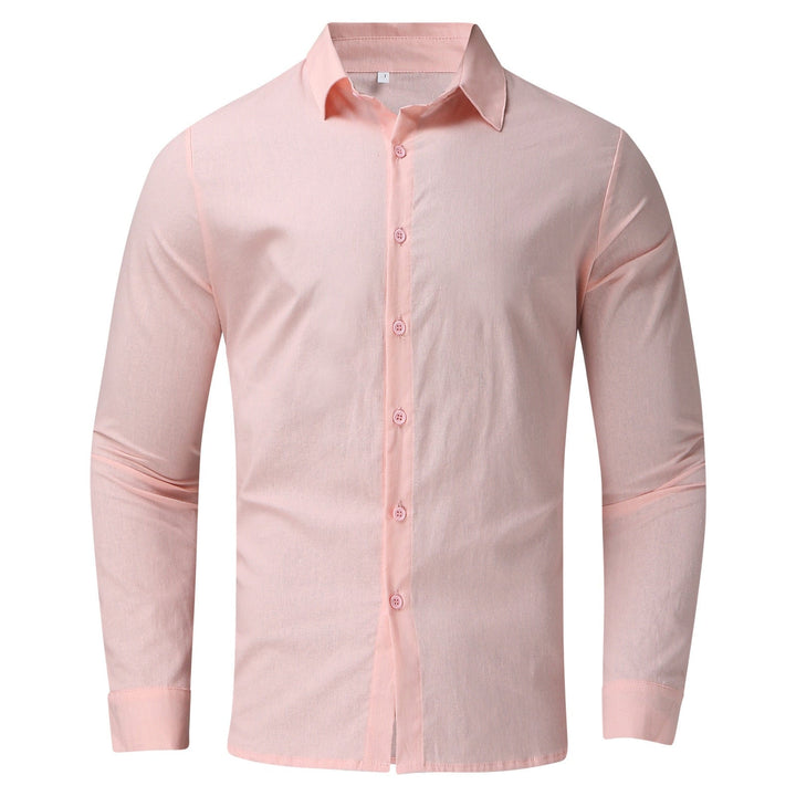 Trendy men's oversized summer button-down shirt, relaxed fit for a modern casual look & comfortable wear.