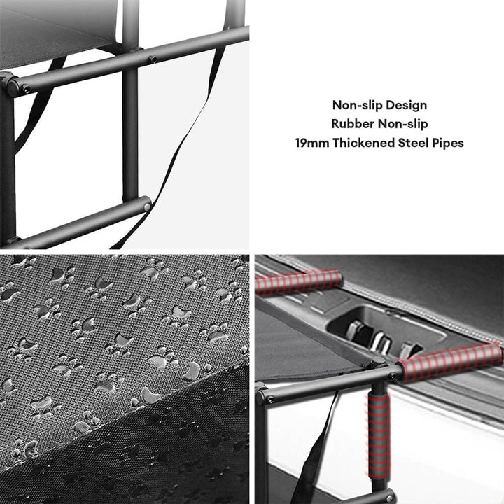 Travel Portable Foldable 4 - Step Non - Slip Dog Stairs - Lexians