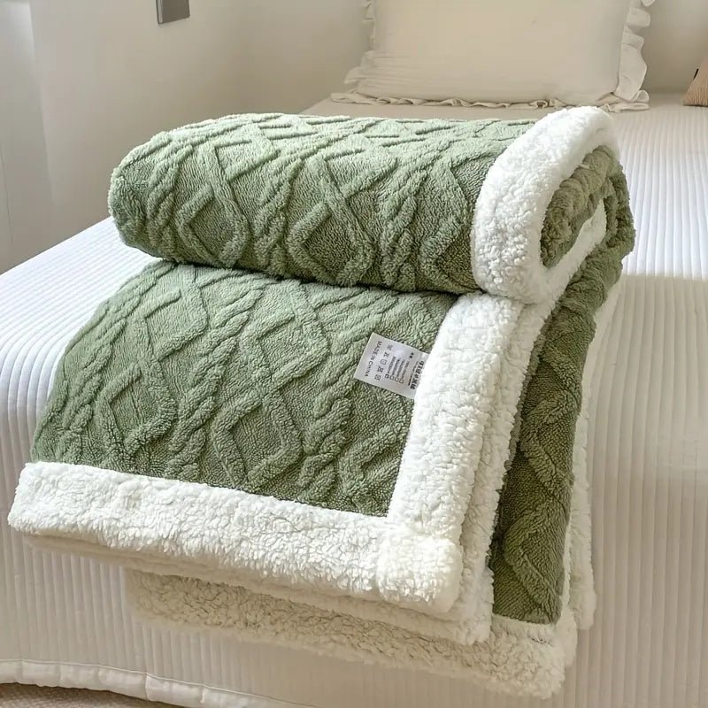 Ultra Cozy Reversible Sherpa Blanket for All Seasons - Lexians