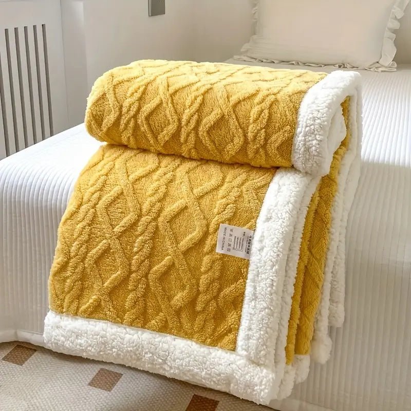 Ultra Cozy Reversible Sherpa Blanket for All Seasons - Lexians