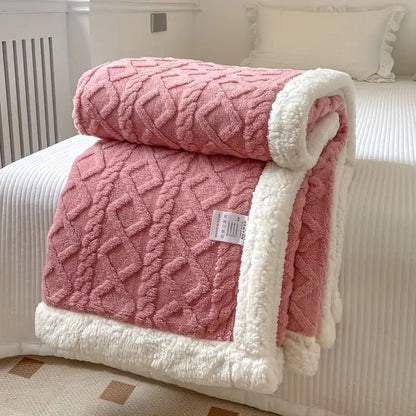 Ultra Cozy Reversible Sherpa Blanket for All Seasons - Lexians