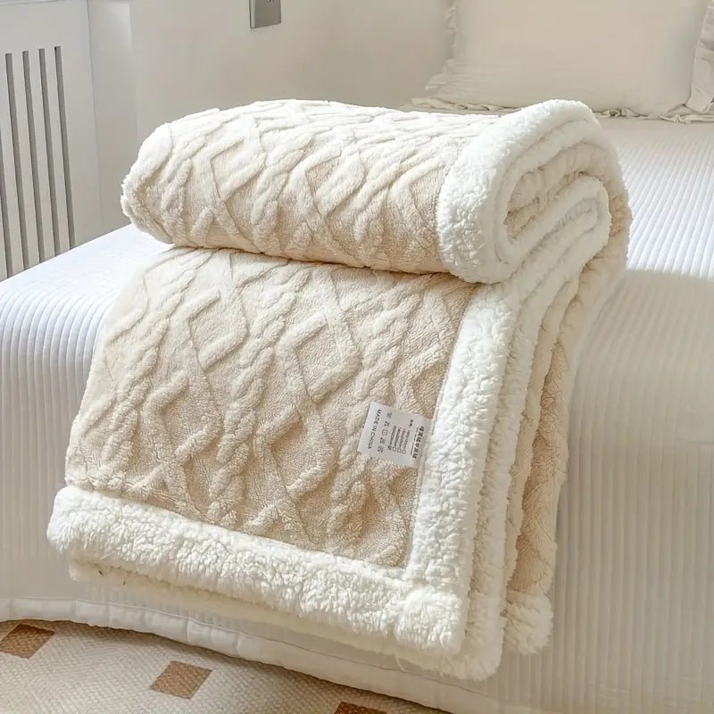 Ultra Cozy Reversible Sherpa Blanket for All Seasons - Lexians