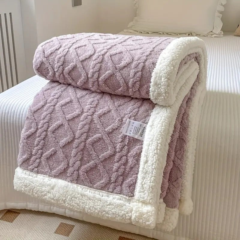 Ultra Cozy Reversible Sherpa Blanket for All Seasons - Lexians