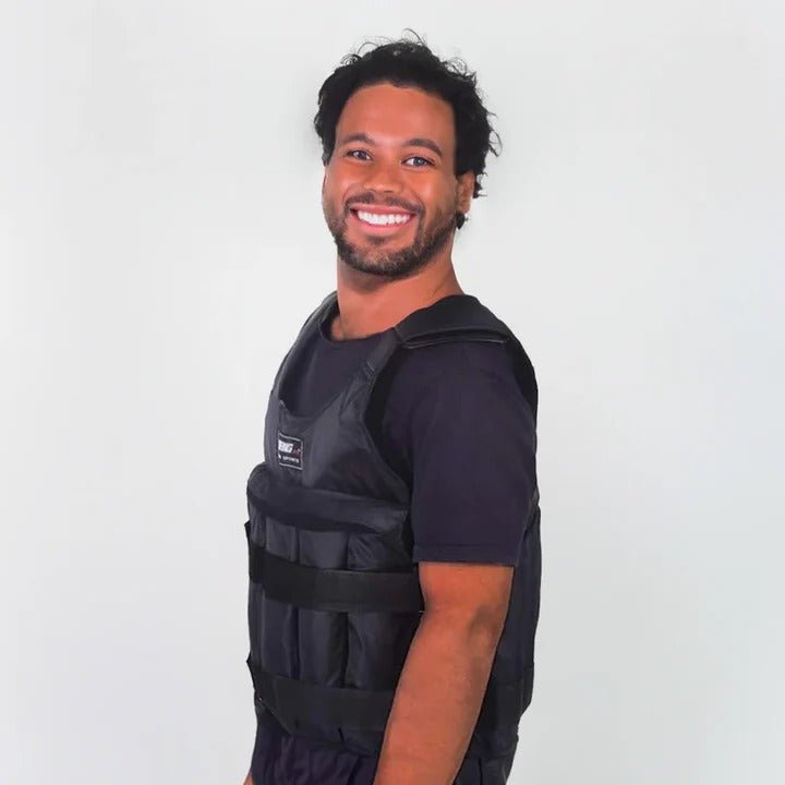 Unisex 110 - Pound Adjustable Exercise Weighted Vest for Training - Lexians
