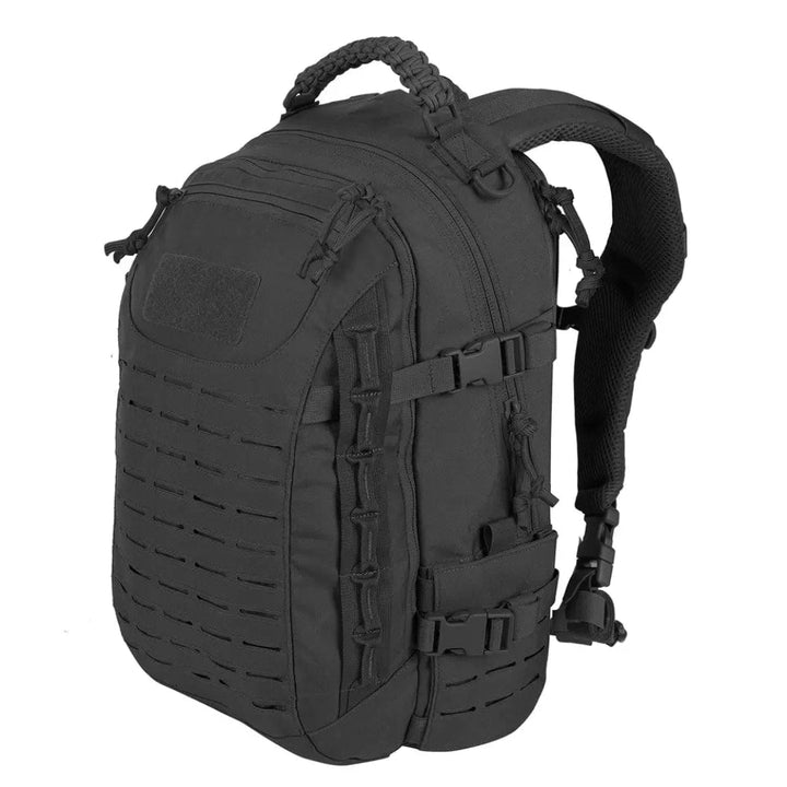 Unisex 30L+ tactical commando backpack, durable for military, hiking, and outdoor travel. Rugged design.