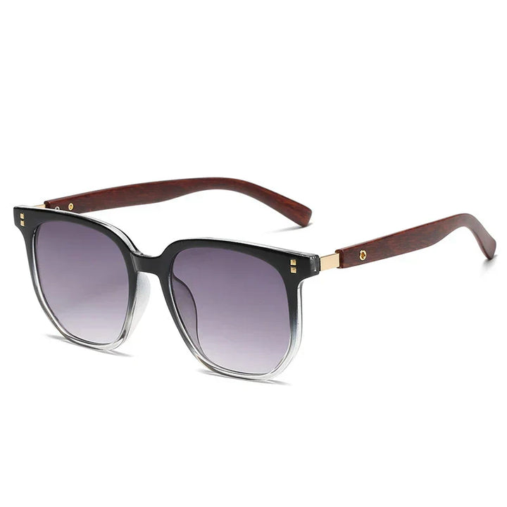 Retro unisex sunglasses with angular frames, a timeless fashion accessory, UV400 certified