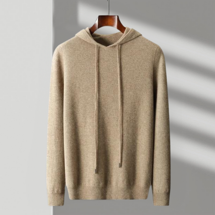 Unisex Classic Comfort Pullover Hoodie, detail of kangaroo pocket, knit fabric