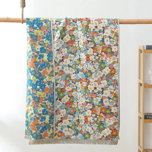 Unisex Cotton Reversible Bath Towel - Vibrant and Absorbent - Lexians