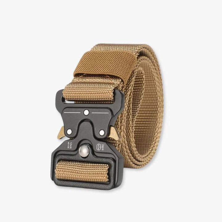 Secure your gear with this durable unisex tactical belt, quick-release nylon design for all outdoor adventures.