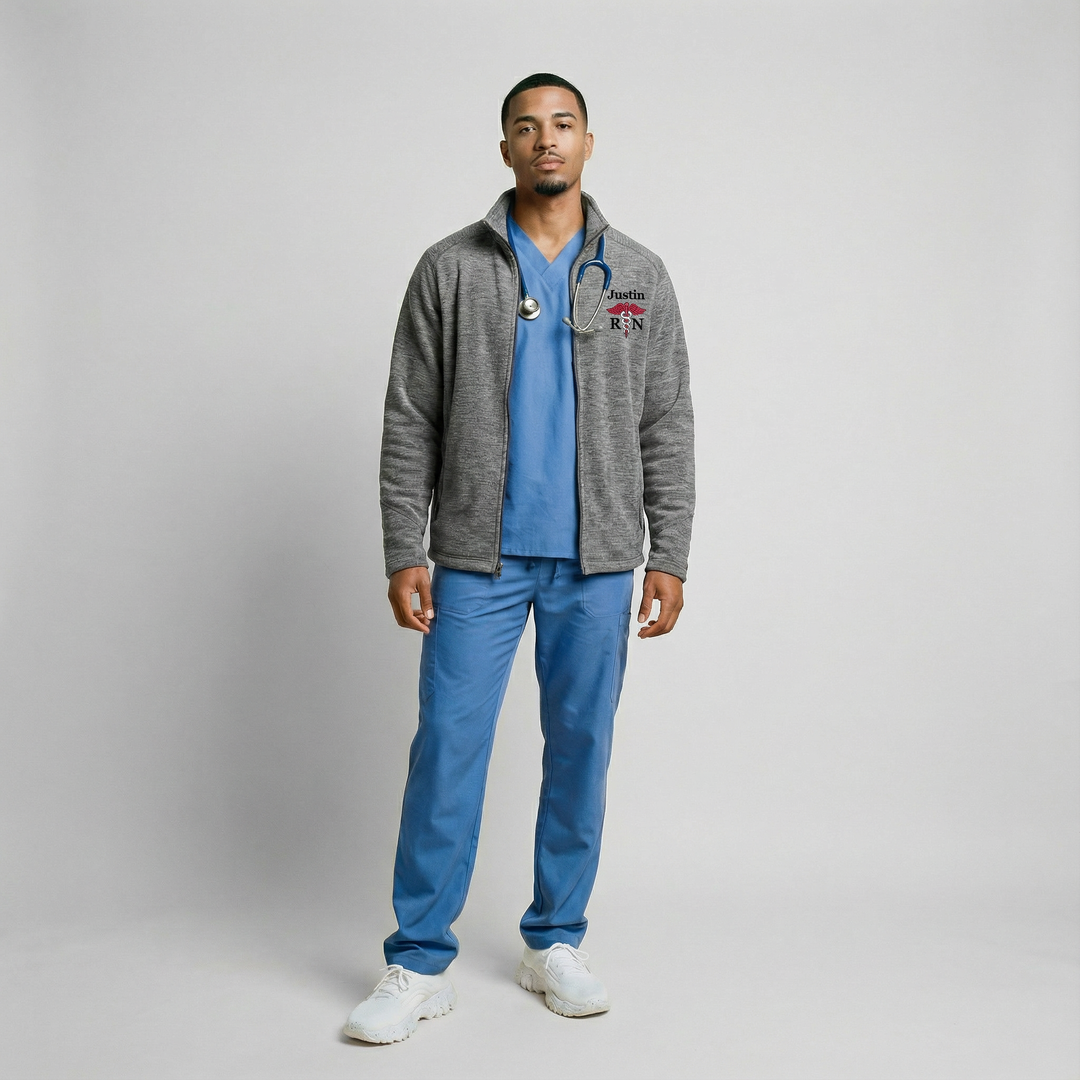 Eco-friendly quarter zip pullover for men and women, featuring comfortable recycled polyester