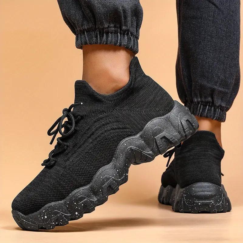 Top-down view of Unisex Everyday Comfort Low-Top Sneakers, highlighting classic lace-up design for secure fit