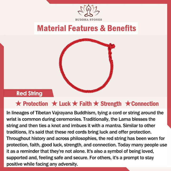 Unisex Evil Eye Red String Bracelet for Protection & Luck - Lexians
