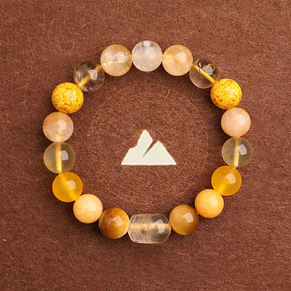 Unisex Five Elements Crystal Agate Luck Bracelet - Lexians