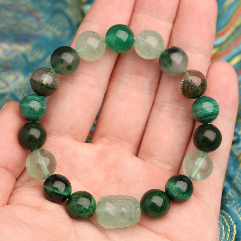 Unisex Five Elements Crystal Agate Luck Bracelet - Lexians