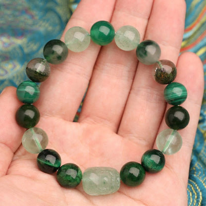 Unisex Five Elements Crystal Agate Luck Bracelet - Lexians