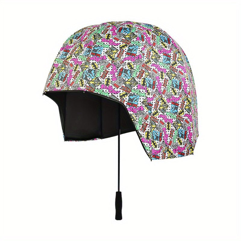Unisex Hands - Free Helmet Umbrella Hat for All - Weather Use - Lexians