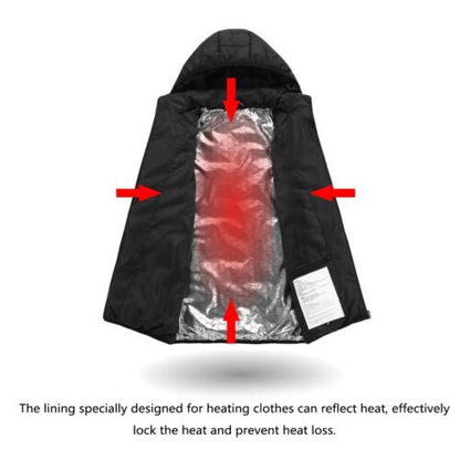 Unisex Heated Winter Jacket with USB and Heat Settings - Lexians