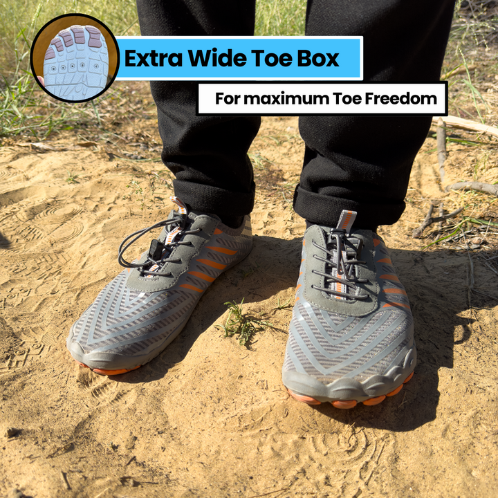 Lightweight breathable unisex sneakers for natural outdoor running.