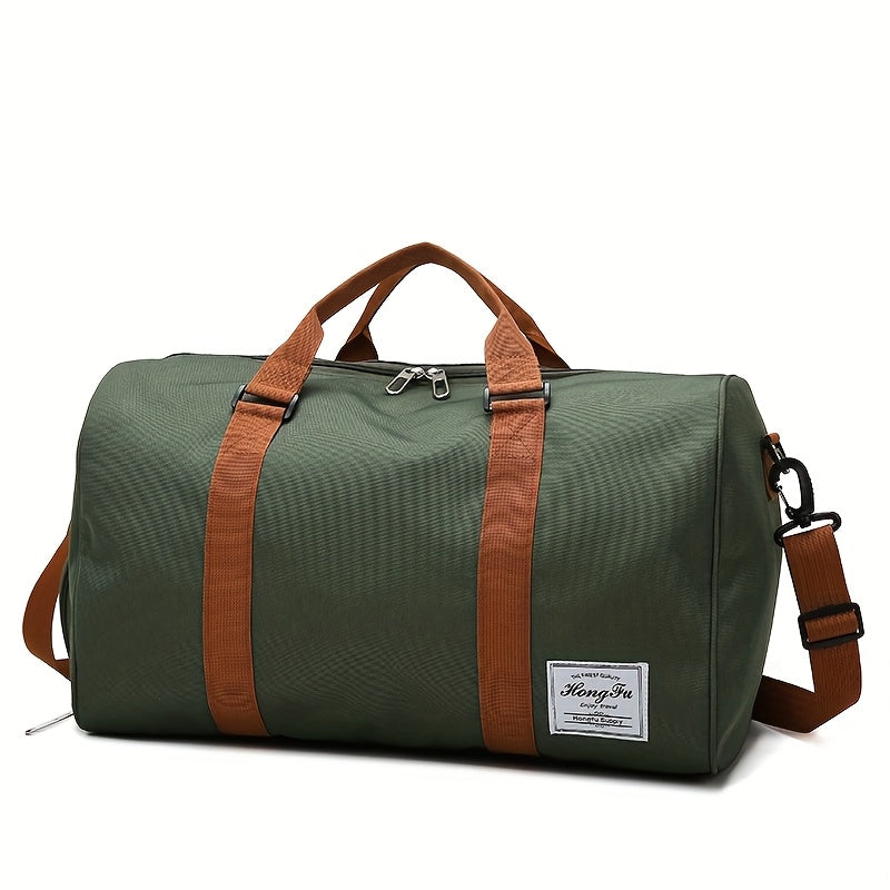 Compact and foldable Oxford duffle bag in various colors, an essential lightweight travel accessory