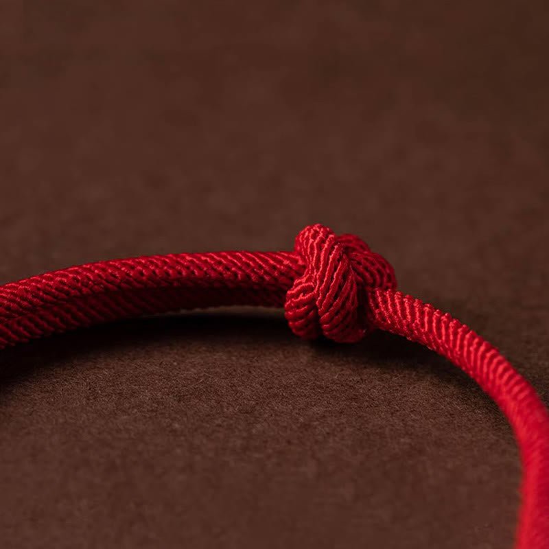 Unisex Luck Jade Red String Rope Bracelet - Lexians