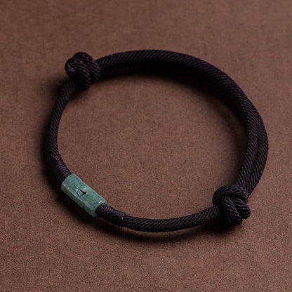 Unisex Luck Jade Red String Rope Bracelet - Lexians