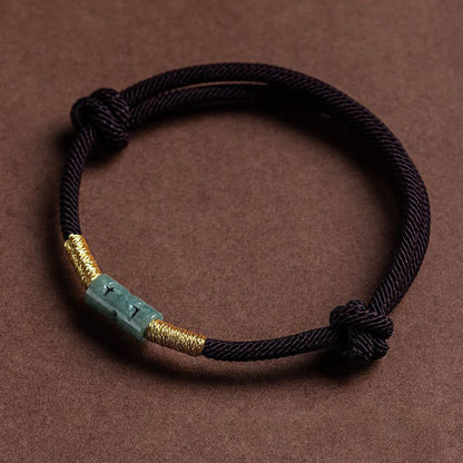 Unisex Luck Jade Red String Rope Bracelet - Lexians