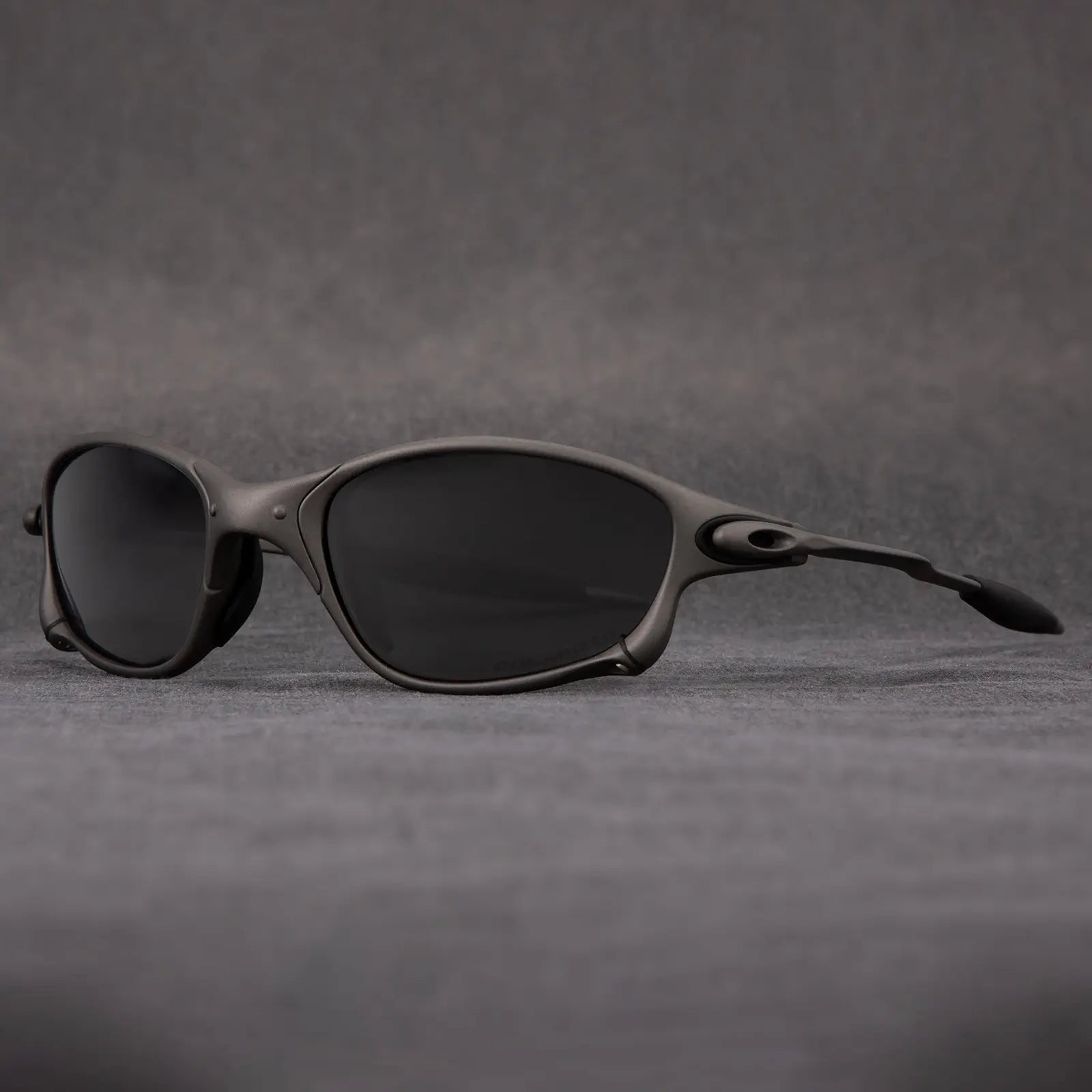 Unisex Matte Black Polarized Sunglasses with UV Protection - Lexians