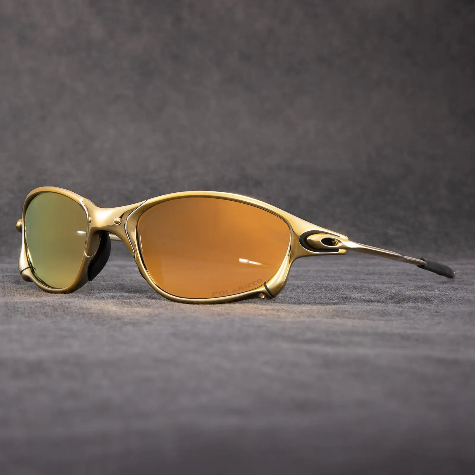 Unisex Matte Black Polarized Sunglasses with UV Protection - Lexians