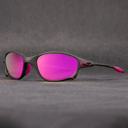 Unisex Matte Black Polarized Sunglasses with UV Protection - Lexians