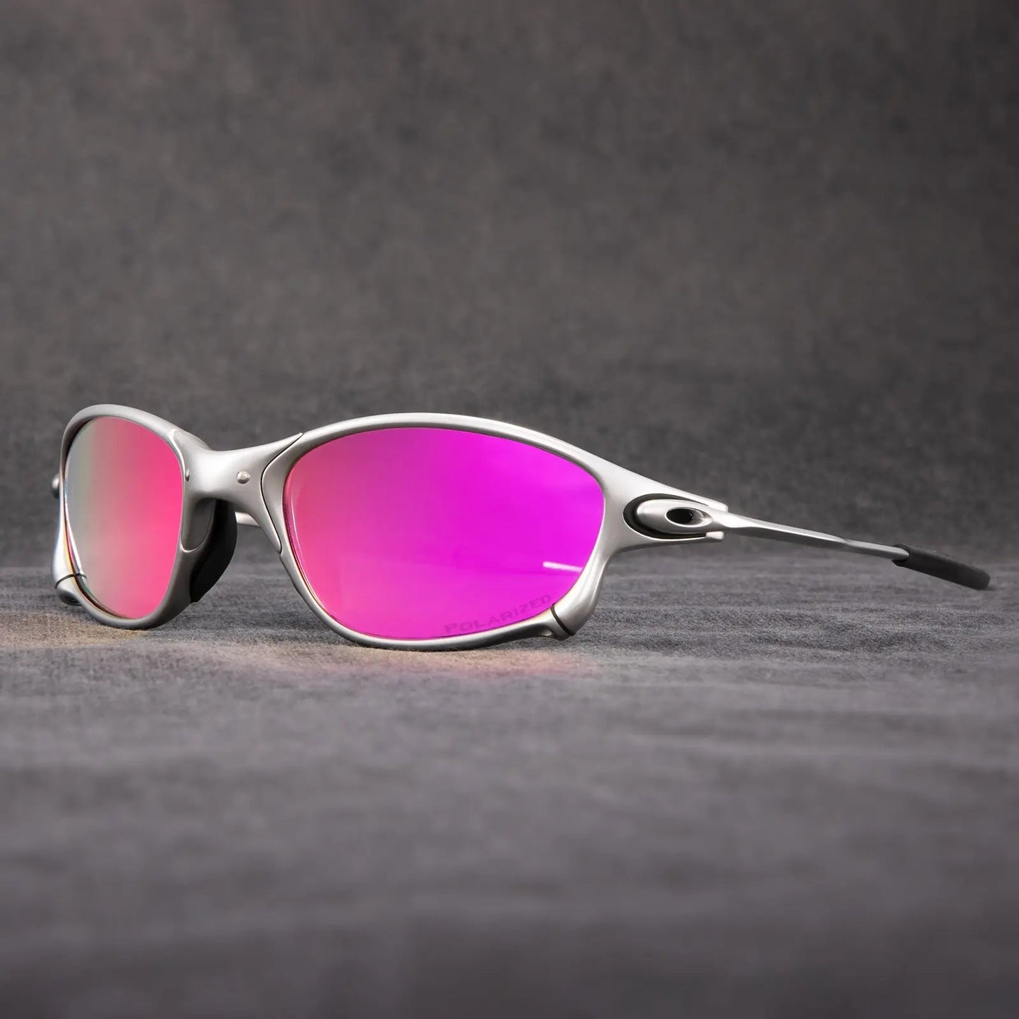 Unisex Matte Black Polarized Sunglasses with UV Protection - Lexians