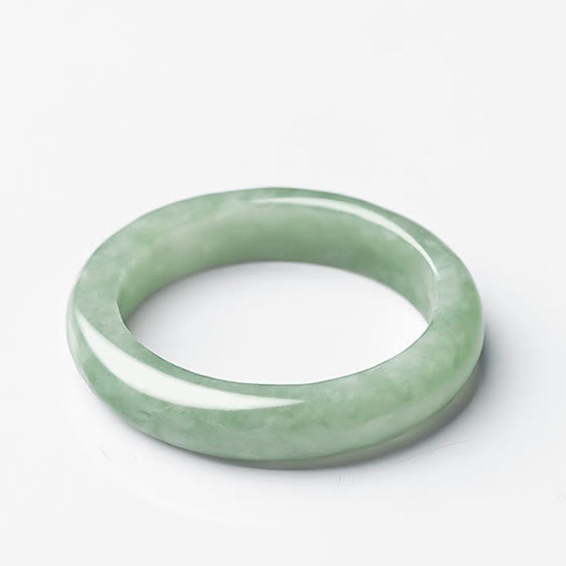 Unisex Natural Jade Prosperity Abundance Ring - 6 Sizes - Lexians