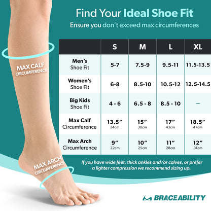 Unisex Open - Toe Knee - High Compression Socks, 20 - 30 mmHg - Lexians
