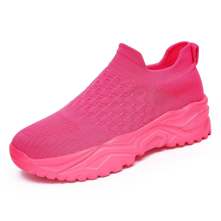 Comfortable Barbie Pink Ortho Cloud shoes, ideal for those seeking supportive, easy-to-wear footwear