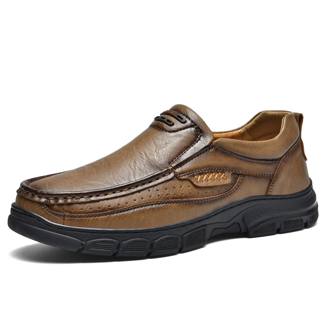 Top view of orthopedic unisex boots, highlighting the spacious design and arch support features