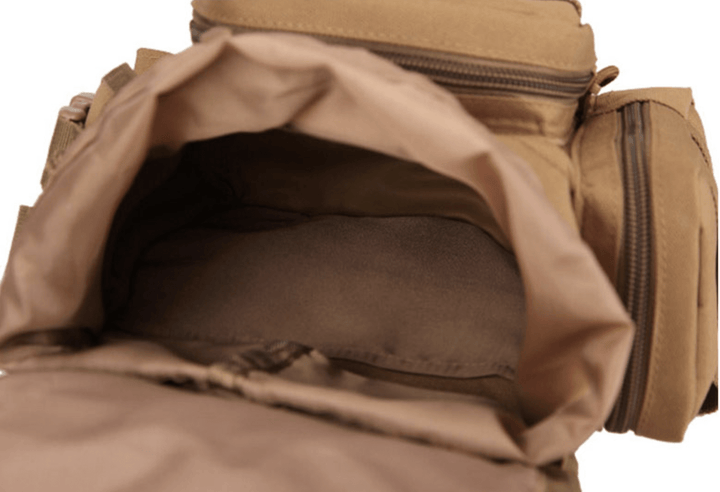 Compact outdoor waist pack & thigh bag, suitable for carrying essentials during trails & treks